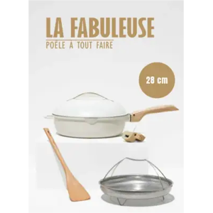 COOKUT - La Fabuleuse Poêle 28 cm Meringue