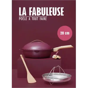 COOKUT - La Fabuleuse Poêle 28 cm Rubis