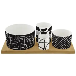 EASY LIFE GRAPHITI SET APERITIF 4 COUPELLES EN POR 1468GRAF - Publicité EASY LIFE GRAPHITI SET APERITIF 4 COUPELLES EN POR 1468GRAF - Publicité