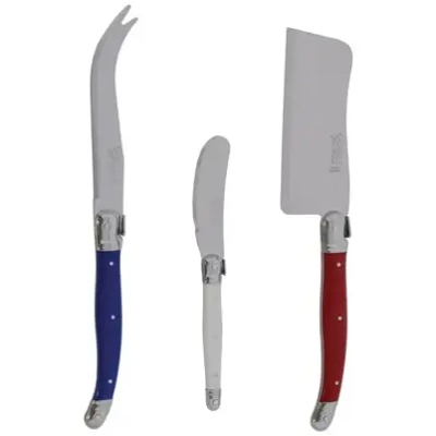 JEAN DUBOST LAGUIOLE SET 3 PIECES FROMAGE BLEU BLA L0032521PAR363 - Publicité JEAN DUBOST LAGUIOLE SET 3 PIECES FROMAGE BLEU BLA L0032521PAR363 - Publicité