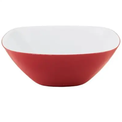 GUZZINI Saladier 30 cm Rouge & Blanc - Vintage Plus - Publicité GUZZINI Saladier 30 cm Rouge & Blanc - Vintage Plus - Publicité