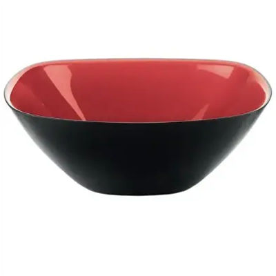 GUZZINI Saladier 30 cm Noir & Rouge - Vintage Plus - Publicité GUZZINI Saladier 30 cm Noir & Rouge - Vintage Plus - Publicité