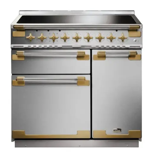 Cuisinière FALCON ELISE LUXE 90 Induction Inox/Laiton Antique - ELS90EISS/AB-EU - Publicité Cuisinière FALCON ELISE LUXE 90 Induction Inox/Laiton Antique - ELS90EISS/AB-EU - Publicité