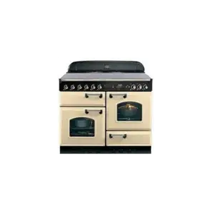 Falcon Classic 110 Cuiseur Vitro Crème - 2 Fours, 6 Plaques - Publicité Falcon Classic 110 Cuiseur Vitro Crème - 2 Fours, 6 Plaques - Publicité