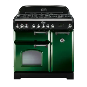 Cuisinière FALCON Classic Deluxe 90 Vert Anglais/chrome - CDL90DFRG/C-EU - Publicité Cuisinière FALCON Classic Deluxe 90 Vert Anglais/chrome - CDL90DFRG/C-EU - Publicité