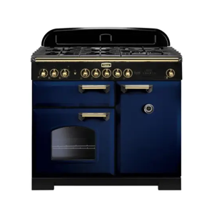 Cuisinière FALCON Classic deluxe 100 Roche bleue/laiton - CDL100DFSB/B-EU - Publicité Cuisinière FALCON Classic deluxe 100 Roche bleue/laiton - CDL100DFSB/B-EU - Publicité
