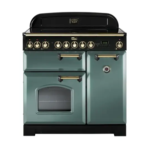 Cuisinière FALCON Classic Deluxe 90 induction Vert Minéral Mat/laiton - CDL90EIMG/B-EU - Publicité Cuisinière FALCON Classic Deluxe 90 induction Vert Minéral Mat/laiton - CDL90EIMG/B-EU - Publicité