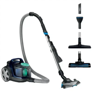 PHILIPS Aspirateur sans sac PowerPro Active Bleu Louros 750W 1,5L 76db - FC9556-09