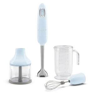 SMEG Mixer Bleu Azur Pied Inox Bol Annee 50 - HBF03PBEU