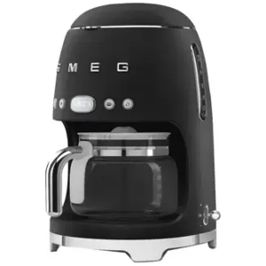 SMEG Cafetière filtre 10 tasses programmable Noir Mat - Années 50 - DCF02BLMEU - Publicité SMEG Cafetière filtre 10 tasses programmable Noir Mat - Années 50 - DCF02BLMEU - Publicité