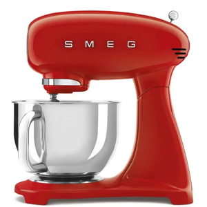 SMEG Robot Pétrin Rouge Alu Colore 4.8L Annees 50 SMF05RDEU