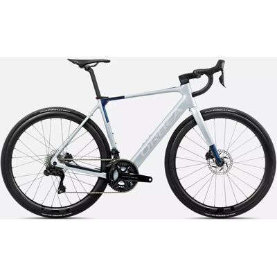 Vélos de route Orbea 2026 Vélo de route électrique Orbea Gain M10i 2026 Silver - Blue,Taille M - Publicité Vélos de route Orbea 2026 Vélo de route électrique Orbea Gain M10i 2026 Silver - Blue,Taille M - Publicité
