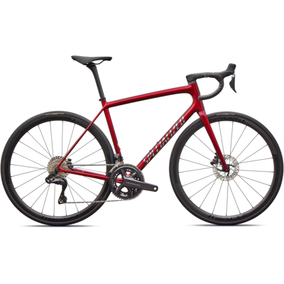 VELOS DE ROUTE Vélo Specialized Aethos Pro Di2 Gloss Red Sky/Chrome 49 - Publicité VELOS DE ROUTE Vélo Specialized Aethos Pro Di2 Gloss Red Sky/Chrome 49 - Publicité