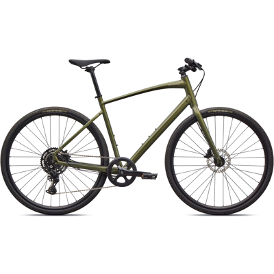 VTC Vélo Specialized Sirrus X 2.0 Gloss Laruel Green Metallic/Sandstone Metallic Frost Reflective M - Publicité VTC Vélo Specialized Sirrus X 2.0 Gloss Laruel Green Metallic/Sandstone Metallic Frost Reflective M - Publicité