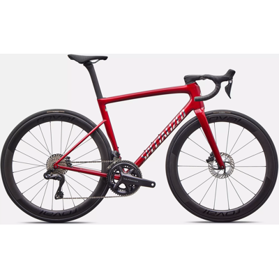 VELOS DE ROUTE Vélo Specialized Tarmac Sl8 Pro Di2 Gloss Red Sky/Chrome 49 - Publicité VELOS DE ROUTE Vélo Specialized Tarmac Sl8 Pro Di2 Gloss Red Sky/Chrome 49 - Publicité