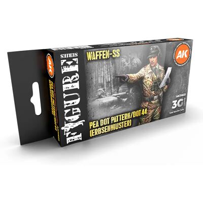 Peinture acrylique AK Interactive Waffen Ss 44 Dot Uniform Colors 3G Noir TU - Publicité Peinture acrylique AK Interactive Waffen Ss 44 Dot Uniform Colors 3G Noir TU - Publicité