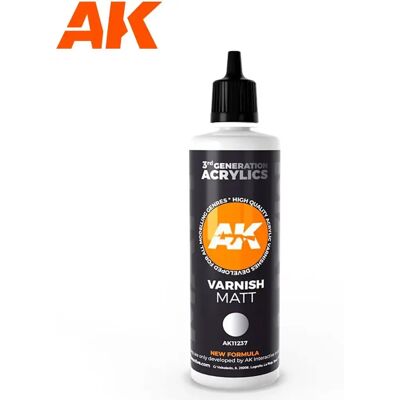 Pot de vernis AK Interactive Noir 60 ml - Publicité Pot de vernis AK Interactive Noir 60 ml - Publicité