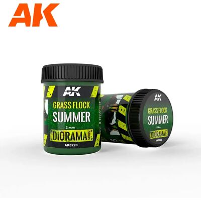 Peinture AK Interactive Grass Flock Summer Vert 250 ml - Publicité Peinture AK Interactive Grass Flock Summer Vert 250 ml - Publicité