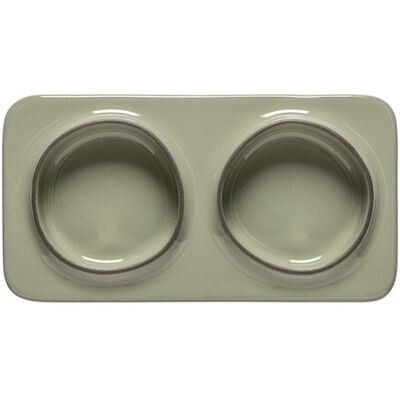 Plateau rectangulaire 2 sections Costa Nova (x6) Vert 19,1x10x2,8 cm - Publicité Plateau rectangulaire 2 sections Costa Nova (x6) Vert 19,1x10x2,8 cm - Publicité