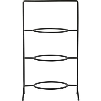Support 3 assiettes rond en métal Costa Nova Andares Boutique Collection Noir 14.0X26.8/47.5 cm - Publicité Support 3 assiettes rond en métal Costa Nova Andares Boutique Collection Noir 14.0X26.8/47.5 cm - Publicité