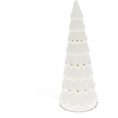Objet décoratif lumineuse LED Rex London Large Christmas Tree Blanc 7,5x7,5x20,5 cm - Publicité Objet décoratif lumineuse LED Rex London Large Christmas Tree Blanc 7,5x7,5x20,5 cm - Publicité