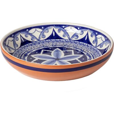 Centre de table rond Casafina Luzia Bleu 41,6x8,1 cm/2,75 L - Publicité Centre de table rond Casafina Luzia Bleu 41,6x8,1 cm/2,75 L - Publicité