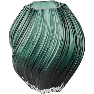 Vase en verre House Nordic Mouth Blown (x4) Vert 19x23 cm - Publicité Vase en verre House Nordic Mouth Blown (x4) Vert 19x23 cm - Publicité