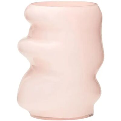 Vase Hubsch Interior Lote Rouge 20x16x25 cm - Publicité Vase Hubsch Interior Lote Rouge 20x16x25 cm - Publicité