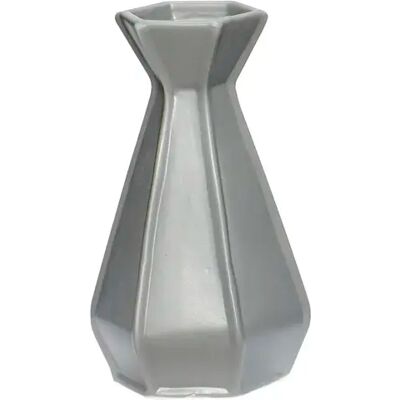 Vase Hubsch Interior Juxta Gris 9x15 cm - Publicité Vase Hubsch Interior Juxta Gris 9x15 cm - Publicité