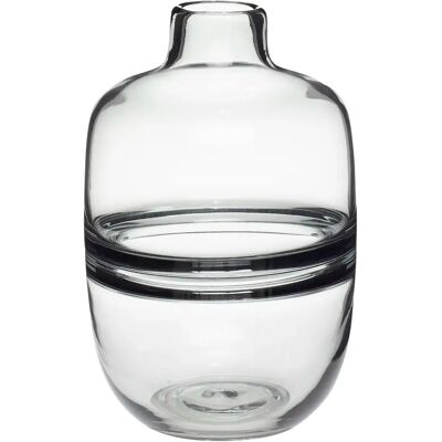 Vase Hubsch Interior True Large Gris 12x19 cm - Publicité Vase Hubsch Interior True Large Gris 12x19 cm - Publicité