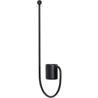 Hübsch Support Mural pour Bougies - Fer Noir 8x21cm - Support Mural pour Bougies - Publicité Hübsch Support Mural pour Bougies - Fer Noir 8x21cm - Support Mural pour Bougies - Publicité
