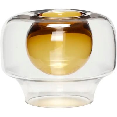 Vase Hubsch Interior Lunar Jaune 20x16 cm - Publicité Vase Hubsch Interior Lunar Jaune 20x16 cm - Publicité