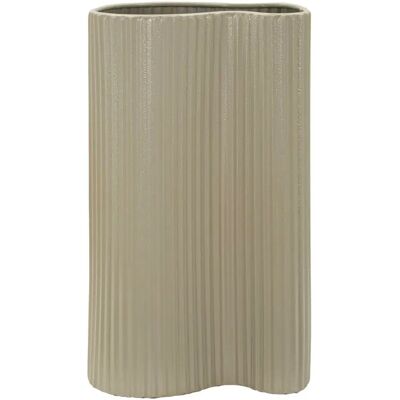 Vase Mauro Ferretti Frankfurt Blanc 21x12x36 cm - Publicité Vase Mauro Ferretti Frankfurt Blanc 21x12x36 cm - Publicité