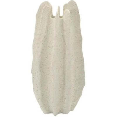 Vase en résin Mauro Ferretti Ester Beige 23x50 cm - Publicité Vase en résin Mauro Ferretti Ester Beige 23x50 cm - Publicité