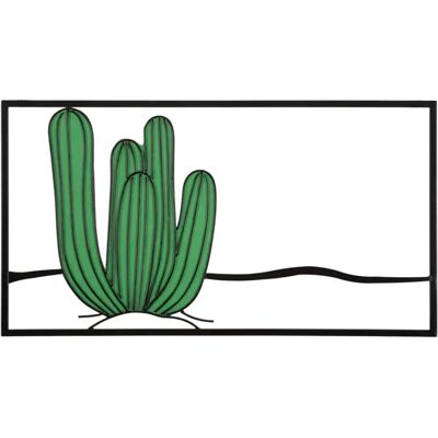 Décoration murale Mauro Ferretti Cactus Multicolore 60x1,3x33 cm - Publicité Décoration murale Mauro Ferretti Cactus Multicolore 60x1,3x33 cm - Publicité