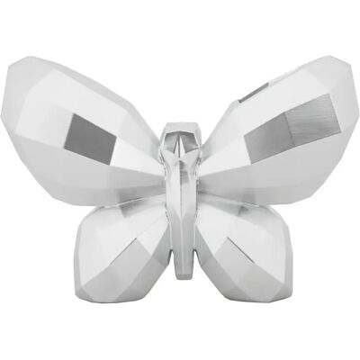 Vase Mauro Ferretti Butterfly Silver Argenté 22,5x8x15 cm - Publicité Vase Mauro Ferretti Butterfly Silver Argenté 22,5x8x15 cm - Publicité