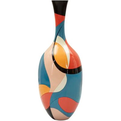 Vase Mauro Ferretti Rubic Multicolore 29x59 cm - Publicité Vase Mauro Ferretti Rubic Multicolore 29x59 cm - Publicité