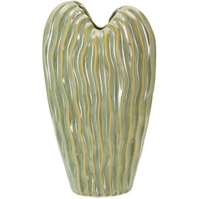Vase Mauro Ferretti Venice Vert 22x10x39 cm - Publicité Vase Mauro Ferretti Venice Vert 22x10x39 cm - Publicité