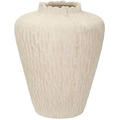 Vase avec ligne élégante Mauro Ferretti Shade Beige 32x40 cm - Publicité Vase avec ligne élégante Mauro Ferretti Shade Beige 32x40 cm - Publicité