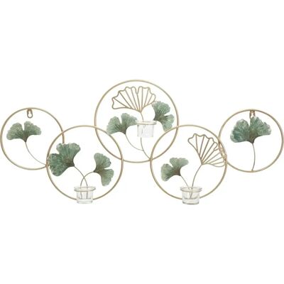 Bougeoir murale Mauro Ferretti Greenery Multicolore 80x7,5x35,5 cm - Publicité Bougeoir murale Mauro Ferretti Greenery Multicolore 80x7,5x35,5 cm - Publicité