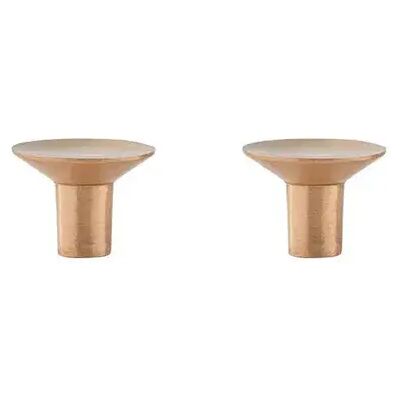 Porte-manteau Patère en laiton OYOY Living Design (x2) Beige 2,7x2,7x2,2 cm - Publicité Porte-manteau Patère en laiton OYOY Living Design (x2) Beige 2,7x2,7x2,2 cm - Publicité