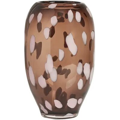 Vase en verre OYOY Living Design Marron 14x14x23 cm - Publicité Vase en verre OYOY Living Design Marron 14x14x23 cm - Publicité