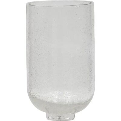 Vase en verre OYOY Living Design Kuki Blanc 14x14x24 cm - Publicité Vase en verre OYOY Living Design Kuki Blanc 14x14x24 cm - Publicité