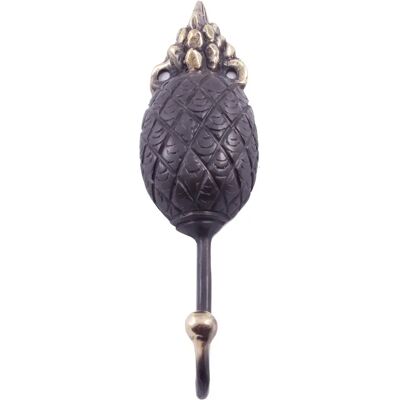 Crochet laiton Pole To Pole Pineapple Violet 6x3x19 cm - Publicité Crochet laiton Pole To Pole Pineapple Violet 6x3x19 cm - Publicité