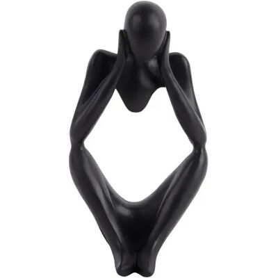 Statue polyrésine Present Time Dreaming Noir 11x21 cm - Publicité Statue polyrésine Present Time Dreaming Noir 11x21 cm - Publicité