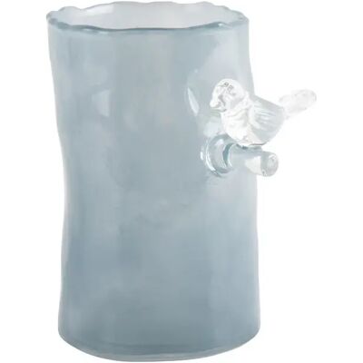 Vase small Present Time Bird On Branch Bleu 15x9,5 cm - Publicité Vase small Present Time Bird On Branch Bleu 15x9,5 cm - Publicité