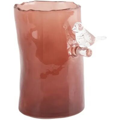 Vase small Present Time Bird On Branch Rouge 15x9,5 cm - Publicité Vase small Present Time Bird On Branch Rouge 15x9,5 cm - Publicité