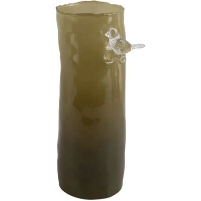Vase large Present Time Bird On Branch Vert 27x9,5 cm - Publicité Vase large Present Time Bird On Branch Vert 27x9,5 cm - Publicité