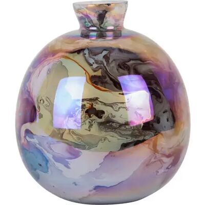 Vase Present Time Melange Bottle Marron 23x26x23 cm - Publicité Vase Present Time Melange Bottle Marron 23x26x23 cm - Publicité