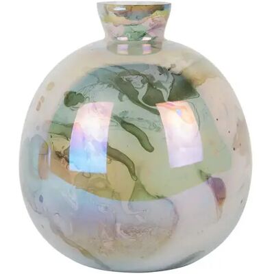 Vase Present Time Melange Bottle Vert 23x26x23 cm - Publicité Vase Present Time Melange Bottle Vert 23x26x23 cm - Publicité